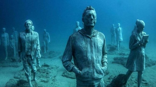 Скульптуры под водой: в Европе создали уникальный музей для дайверов - «ИСПАНИЯ»