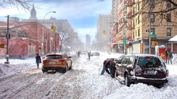 Сильный снегопад вызвал транспортный коллапс на востоке США - «Новости туризма»