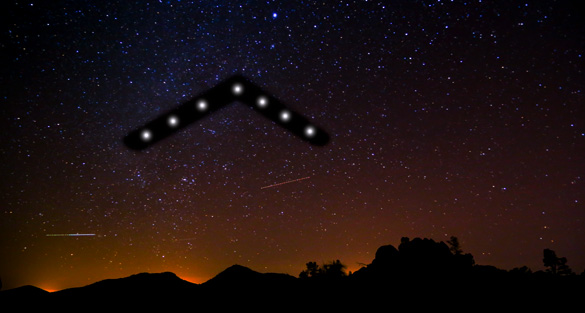 Американец рассказал, что видел в небе изменяющий форму и размеры НЛО - «Истории НЛО»