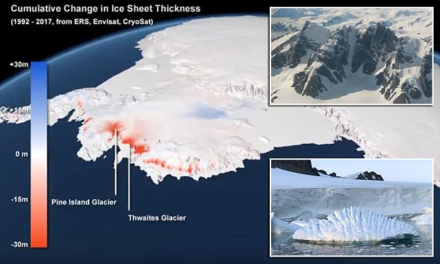 Льды Антарктиды тают с катастрофической скоростью, не имеющей аналогов в истории (3 фото) - «Катаклизмы»
