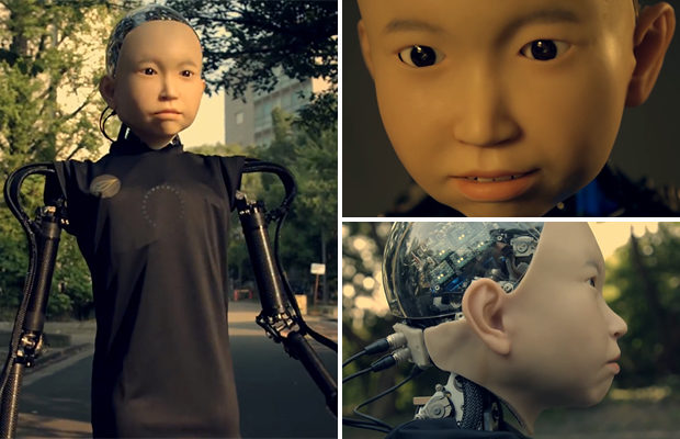 Человекоподобный робот с лицом мальчика способен проявлять эмоции (10 фото + видео) - «Новые технологии»