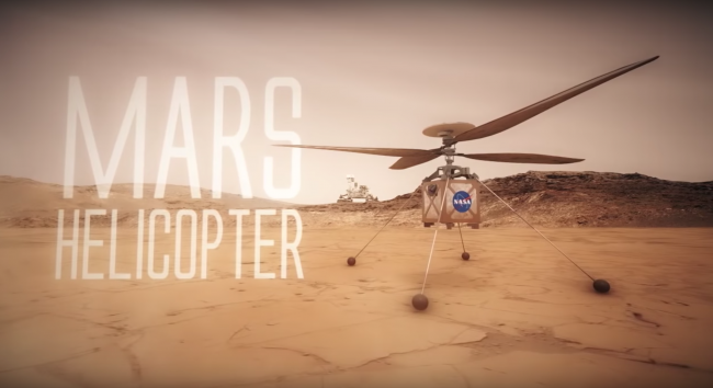 Как будет летать марсианский вертолет NASA? (4 фото + видео) - «Новые технологии»
