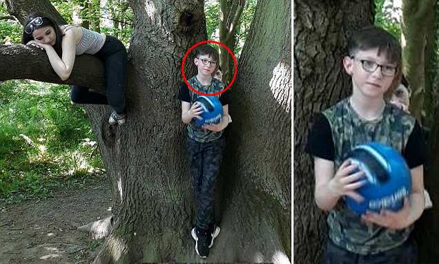 На снимке мать увидела голову ребенка-призрака, выглядывающего из-за плеча ее сына (4 фото) - «Призраки»