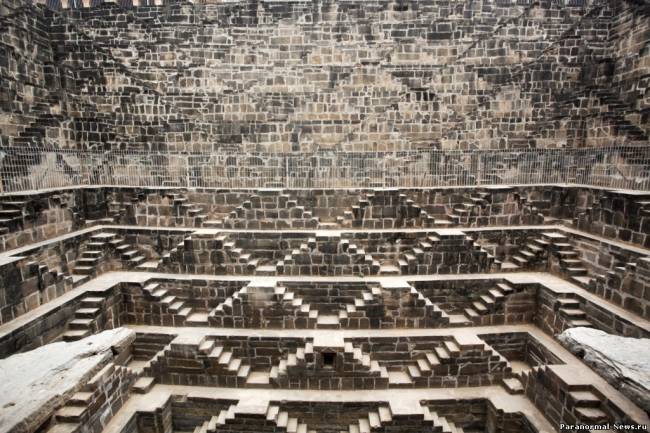 Чанд Баори — Пирамида наизнанку (10 фото) - «Загадочные Сооружения»