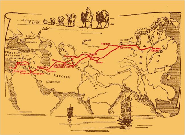 Великий шелковый путь в древности - «Загадки Истории»