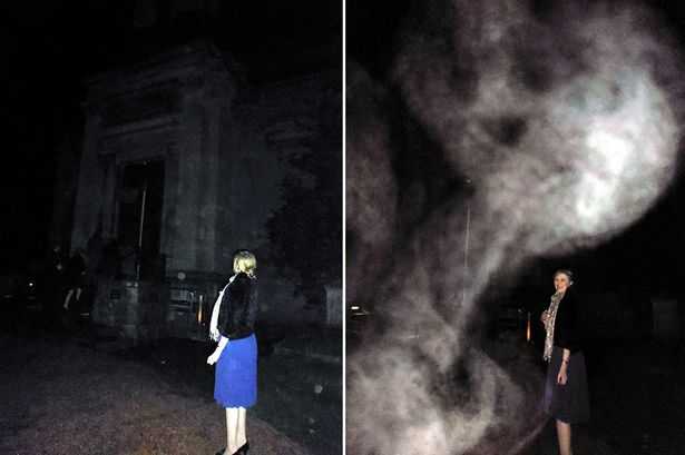 На кладбище засняли призрак в виде скелета (4 фото) - «Призраки»