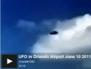 НЛО пролетает через облако в аэропорту Орландо - «Инопланетяне»