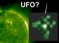 Четкое изображение НЛО вблизи Солнца - «Инопланетяне»