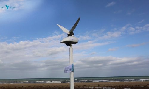 Представлен ветряной генератор Tyer Wind, лопасти которого движутся как крылья птиц в полете (2 фото + видео) - «Новые технологии»