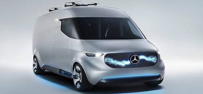 Vision Van от Mercedes — курьерский фургон будущего - «Новые технологии»