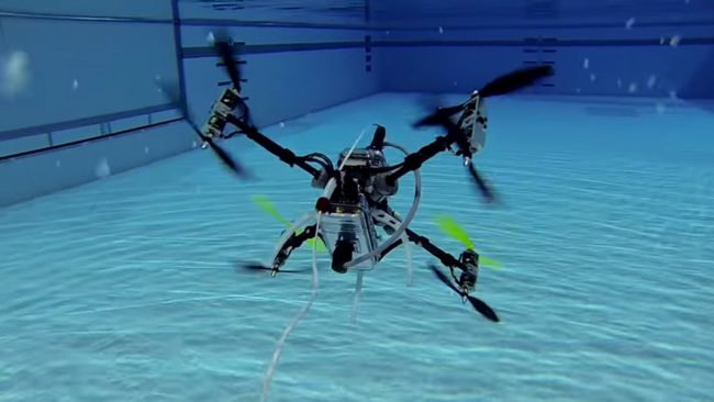 Этот беспилотный дрон умеет и летать, и плавать… под водой (+видео) - «Новые технологии»