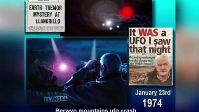 В 1974 году в Уэльсе разбился НЛО и женщина видела «маленьких человечков» (3 фото) - «Истории НЛО»