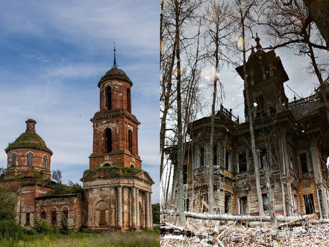 Старинные русские деревни, которые оказались полностью брошенными (28 фото) - «Гиблые зоны»