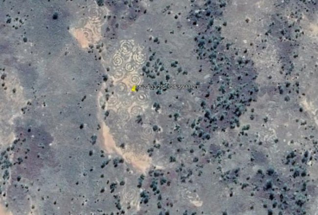 В австралийской пустыне нашли загадочные спиральные рисунки (4 фото) - «Загадочные Сооружения»