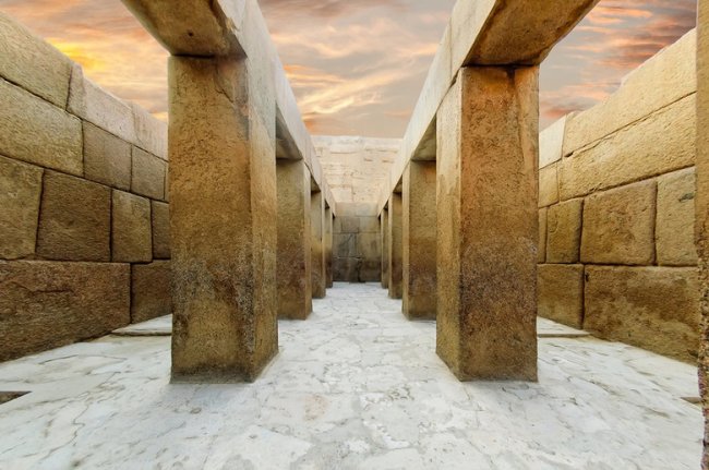 Необычные мегалитические и «изогнутые» камни в египетском Храме Хефрена (8 фото) - «Загадочные Сооружения»