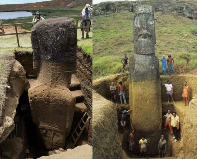 Колоссальные древнейшие моаи раскрывают ученым свои тайны (10 фото) - «Загадочные Сооружения»