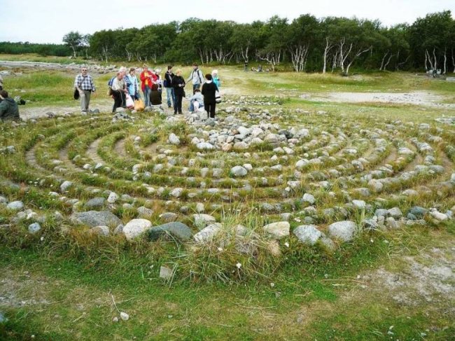 Каменные лабиринты Соловецких островов (10 фото) - «Загадочные Сооружения»