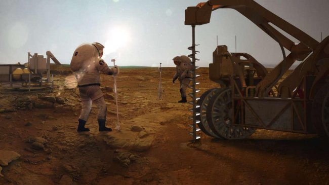Ученые обнаружили на Марсе огромное количество воды (10 фото) - «Тайны Космоса»