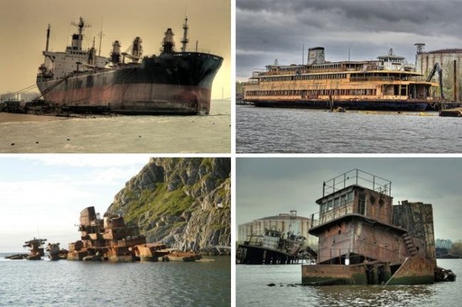 Кладбища забытых кораблей (11 фото) - «Гиблые зоны»