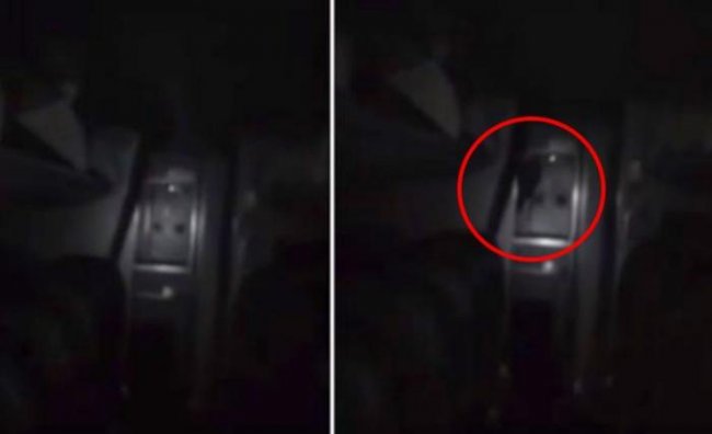 Охранника аэропорта до ужаса напугал черный призрак в салоне самолета (2 фото + видео) - «Призраки»