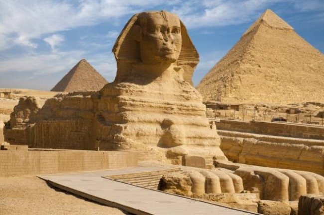 Окаменелый морской еж доказал древность Сфинкса и пирамид (6 фото) - «Египет»