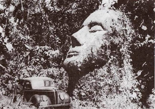 Загадка гигантской каменной головы в Гватемале (2 фото) - «Загадочные Сооружения»