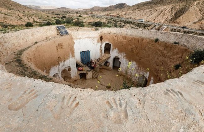 Подземные дома в Тунисе (16 фото) - «Планета Земля»