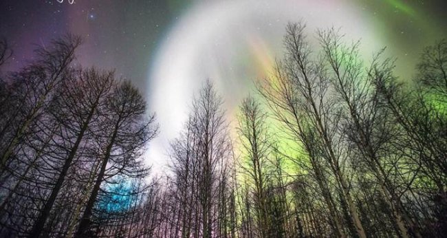 В небе над Сибирью появился странный светящийся шар (5 фото) - «Планета Земля»