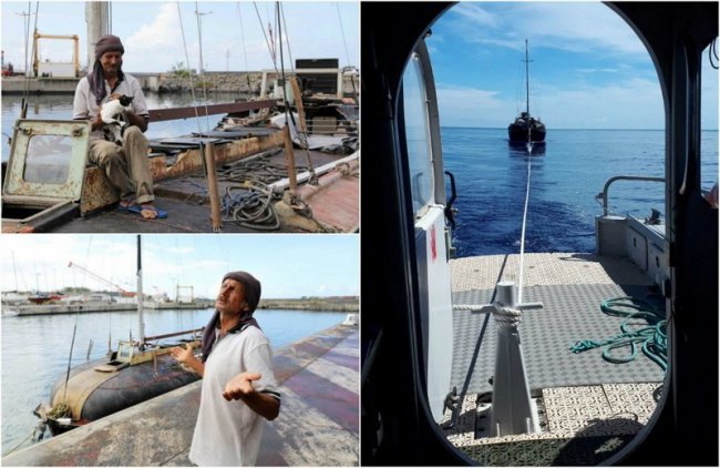 Польский моряк с кошкой 7 месяцев дрейфовал в Индийском океане (12 фото) - «Планета Земля»