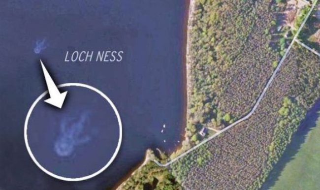 Чудовище из озера Лох-Несс засняли из космоса - «Лох-Несс»