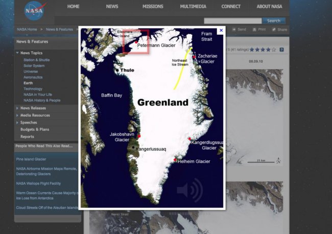 Ученые НАСА обнаружили необычную трещину в леднике Гренландии (5 фото) - «Планета Земля»