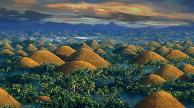 Шоколадные холмы на Филиппинах (7 фото) - «Планета Земля»
