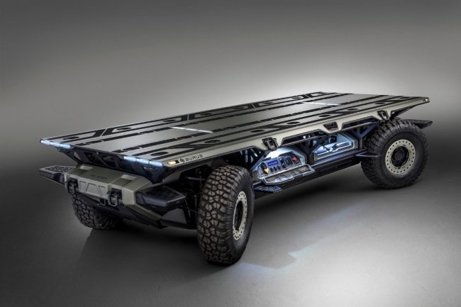 В General Motors разработали беспилотную грузовую платформу на водороде (4 фото) - «Новые технологии»