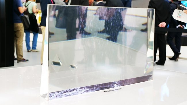 Компания Panasonic продемонстрировала прозрачный OLED-телевизор (+видео) - «Новые технологии»