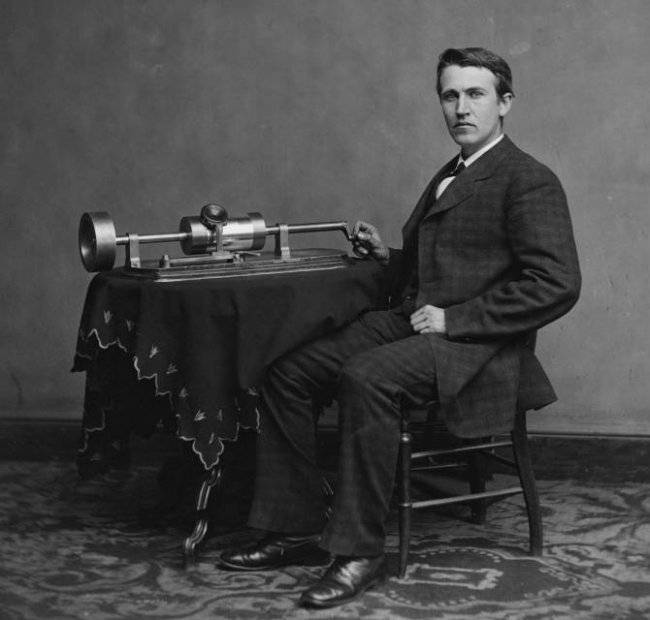 Томас Эдисон и его аппарат для общения с духами (2 фото) - «Призраки»