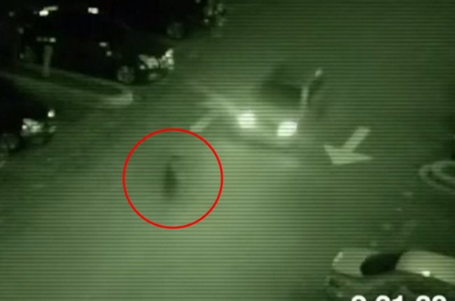 Призрак прошел перед едущим автомобилем (+Видео) - «Призраки»