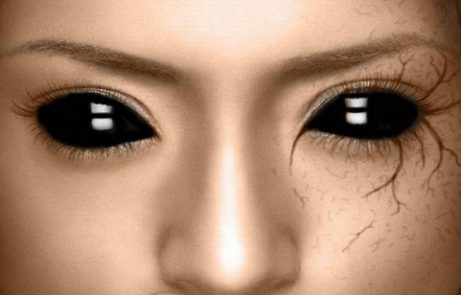 В графстве Стаффордшир видели девочку с черными глазами (2 фото) - «Призраки»