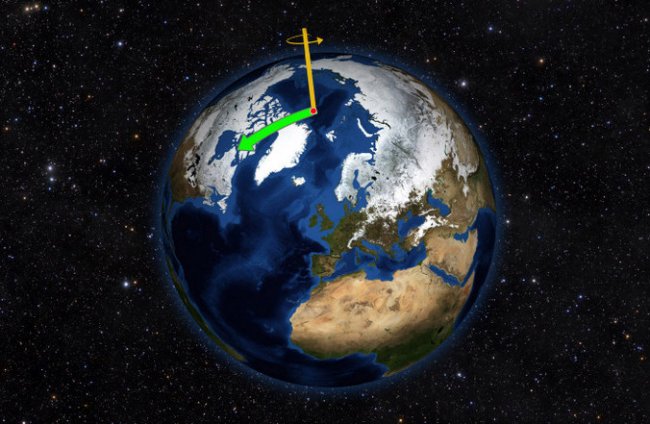 Северный полюс Земли смещается на восток (3 фото + видео) - «Катаклизмы»