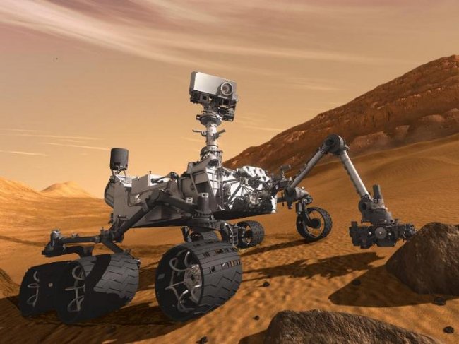 Марсоход Curiosity продолжает присылать интересные снимки (2 фото + 2 видео) - «Тайны Космоса»