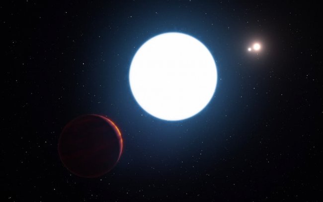 В системе с тремя звездами найдена гигантская экзопланета (3 фото + видео) - «Тайны Космоса»