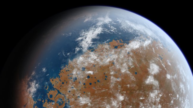 Последняя находка говорит в пользу того, что Марс был очень похож на Землю (2 фото) - «Тайны Космоса»