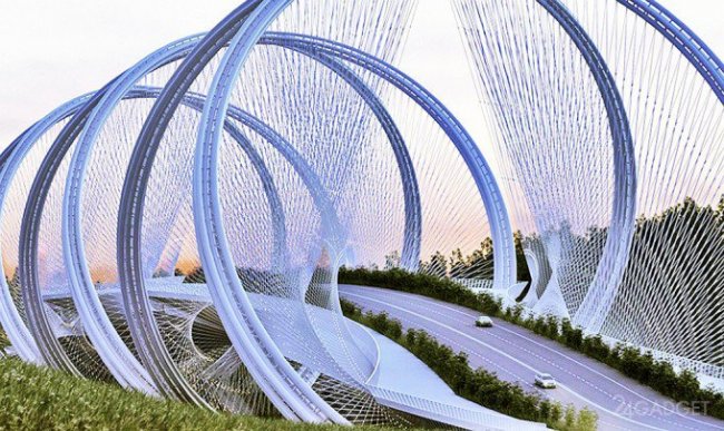 Амбициозный мост из олимпийских колец (26 фото) - «Новые технологии»