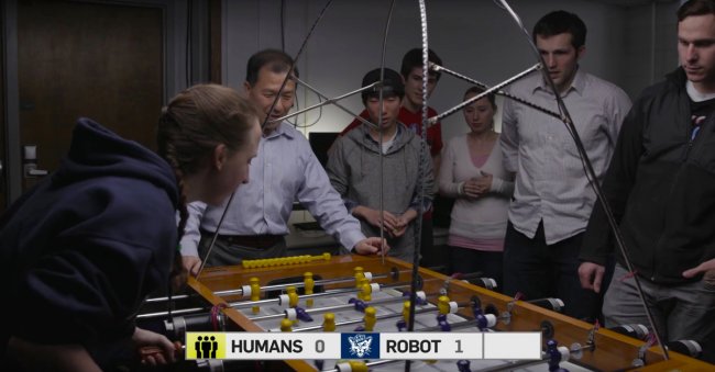 Искусственный интеллект обыгрывает людей в настольный футбол (+Видео) - «Новые технологии»