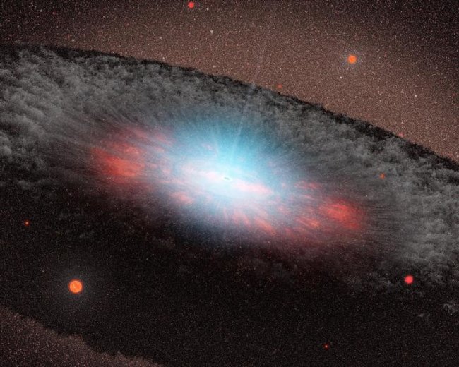Сверхмассивные чёрные дыры (24 фото) - «Тайны Космоса»