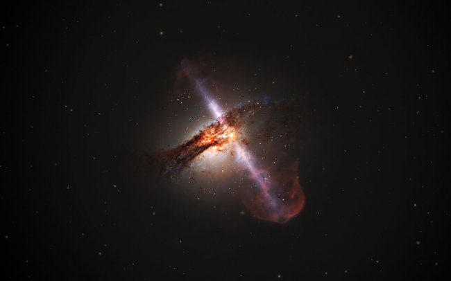 Дюжина черных дыр, выбрасывающих энергию в одном направлении, очень удивили ученых - «Тайны Космоса»