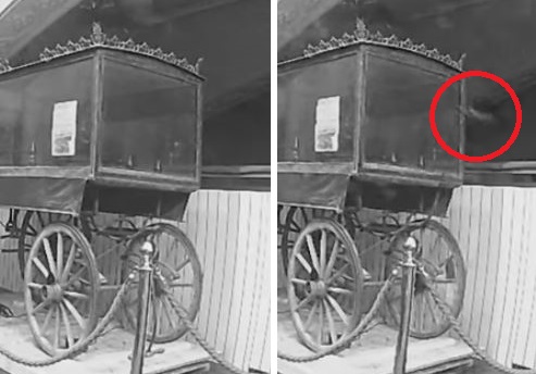 Камера засняла выходящую из стены музея руку призрака (3 фото + видео) - «Призраки»