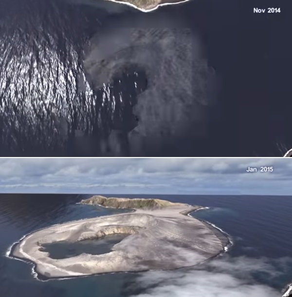 На новом острове ученые обнаружили таинственную грязь (5 фото) - «Планета Земля»