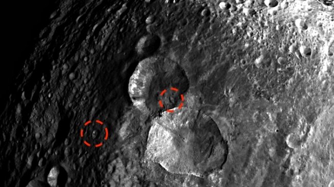 На поверхности астероида разглядели два ромбовидных объекта (5 фото) - «Тайны Космоса»