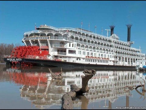 Самый большой пароход на КОЛЕСНОМ ХОДУ в истории кораблестроения.Американская Королева - YouTube - «Видео новости»