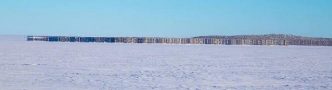 Странный мираж или что-то иное засняли на озере финские пограничники (3 фото) - «Планета Земля»